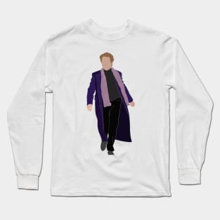 Only Murders In The Building, Oliver Putnam Purple Coat Fan Art Long Sleeve T-Shirt